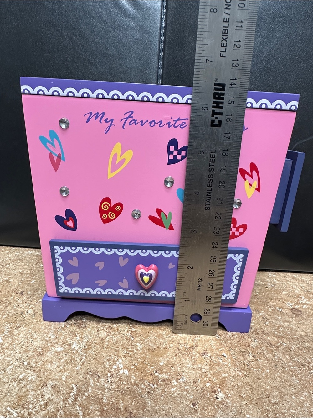 My Favorite Things Pink & Purple Kids Jewelry Box - Picture 7 of 8